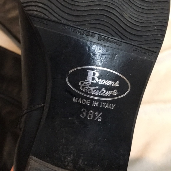 Browns Couture Italian leather boot, size 38.5 - Picture 2 of 5